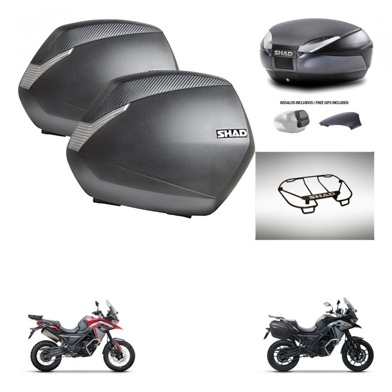 SHAD Trunk SH48 backrest cover + mounting bracket SH36 suitcases accessories 49 L KIT-476204