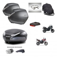SHAD Trunk SH48 backrest cover + mounting bracket SH36 suitcases accessories 49 L KIT-476211