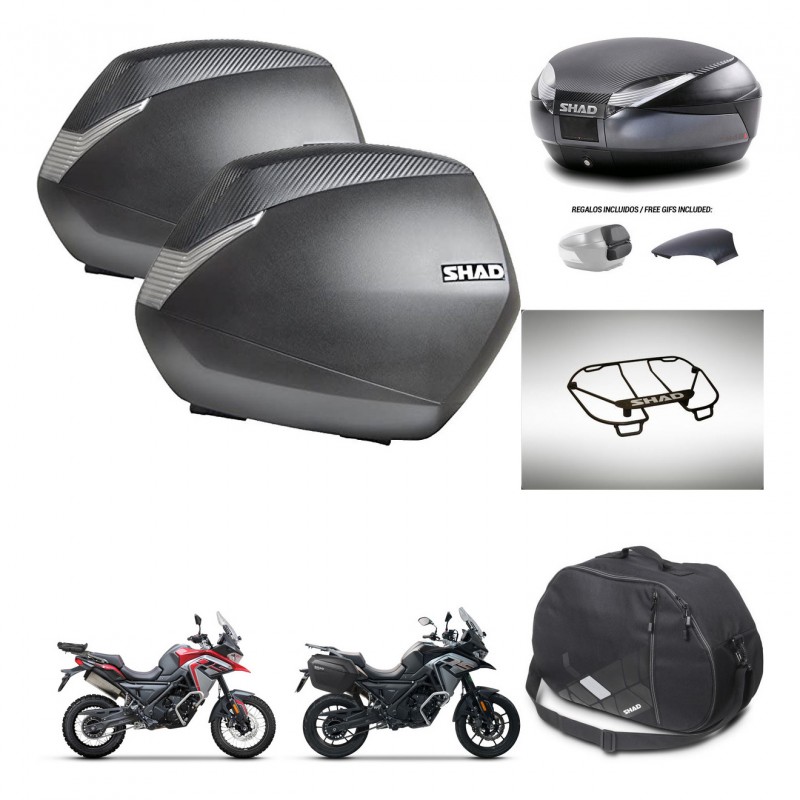 SHAD Trunk SH48 backrest cover + mounting bracket SH36 suitcases accessories 49 L KIT-476216