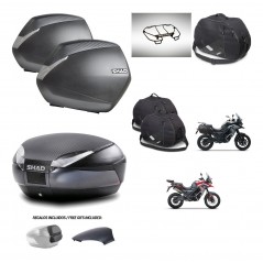 SHAD Trunk SH48 backrest cover + mounting bracket SH36 suitcases accessories 49 L KIT-476217