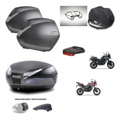 SHAD Trunk SH48 backrest cover + mounting bracket SH36 suitcases accessories 49 L KIT-476222