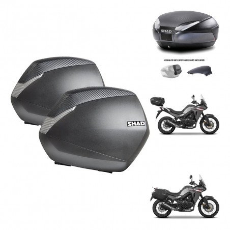 SHAD Baul SH48 tapa respaldo + soporte montaje maletas SH36 49 L KIT-476228