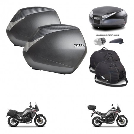 SHAD Trunk SH48 backrest cover + mounting bracket SH36 suitcases accessories 49 L KIT-476229