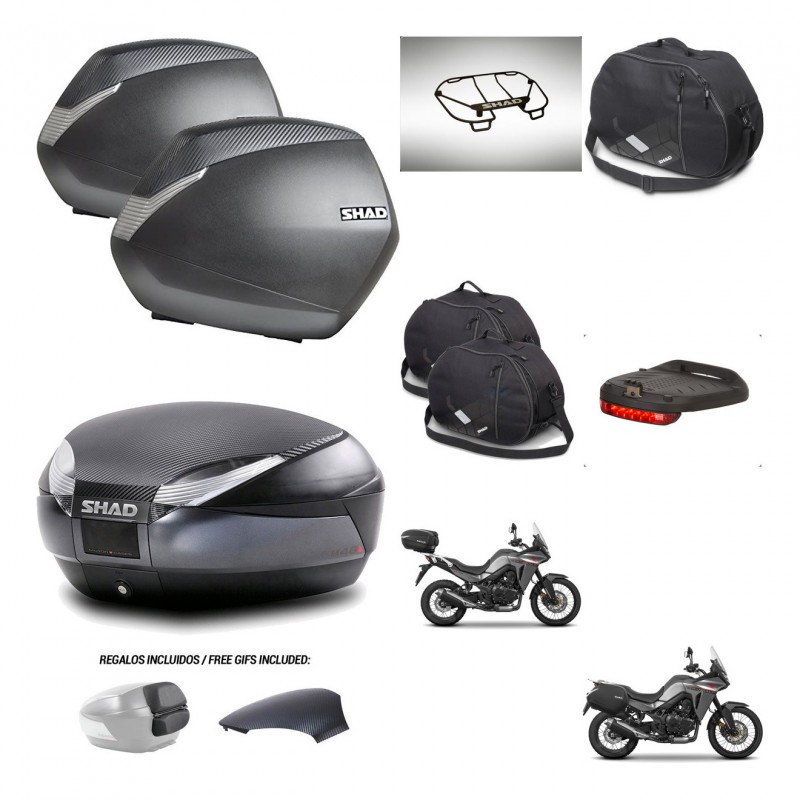 SHAD Trunk SH48 backrest cover + mounting bracket SH36 suitcases accessories 49 L KIT-476271