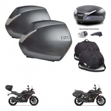 SHAD Trunk SH48 backrest cover + mounting bracket SH36 suitcases accessories 49 L KIT-476277