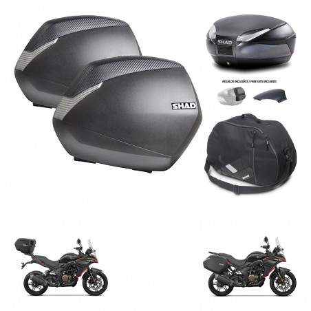 SHAD Trunk SH48 backrest cover + mounting bracket SH36 suitcases accessories 49 L KIT-476288