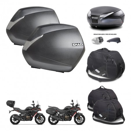 SHAD Trunk SH48 backrest cover + mounting bracket SH36 suitcases accessories 49 L KIT-476289