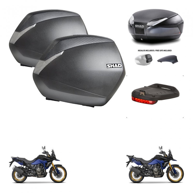SHAD Trunk SH48 backrest cover + mounting bracket SH36 suitcases accessories 49 L KIT-476330
