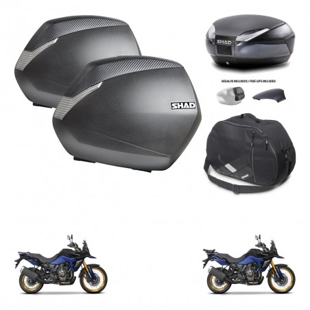 SHAD Baul SH48 tapa respaldo + soporte montaje maletas SH36 accesorios 49 L KIT-476336