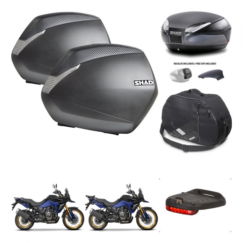SHAD Trunk SH48 backrest cover + mounting bracket SH36 suitcases accessories 49 L KIT-476342