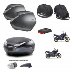 SHAD Trunk SH48 backrest cover + mounting bracket SH36 suitcases accessories 49 L KIT-476343