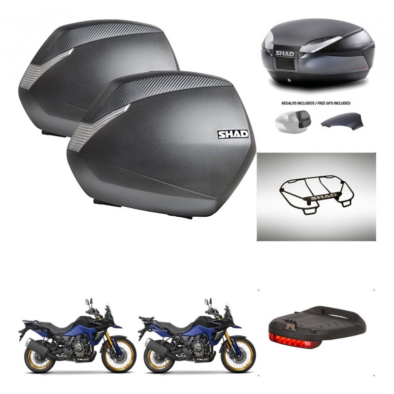 SHAD Trunk SH48 backrest cover + mounting bracket SH36 suitcases accessories 49 L KIT-476354
