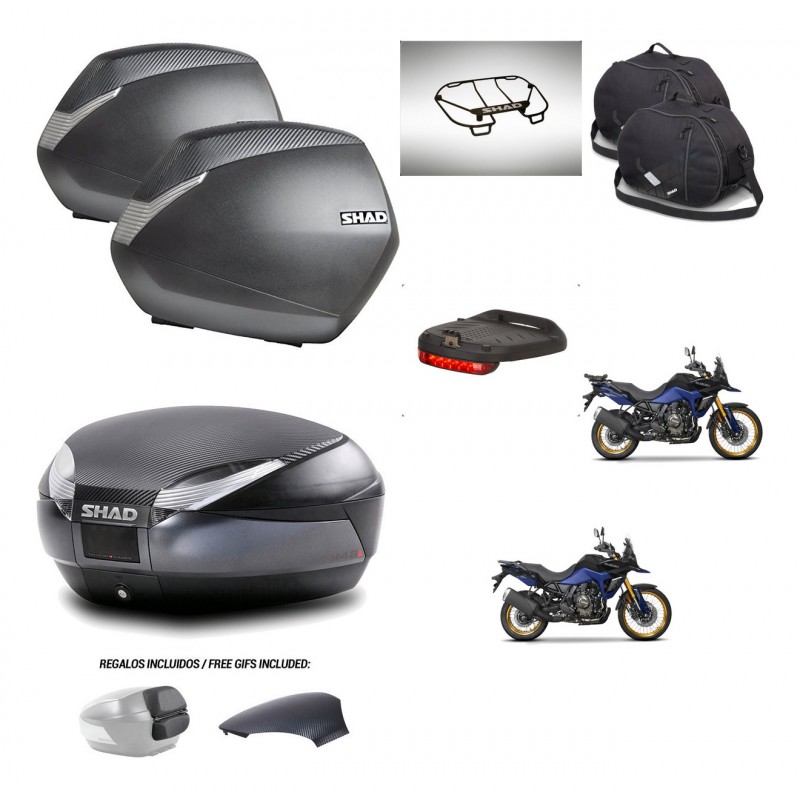 SHAD Trunk SH48 backrest cover + mounting bracket SH36 suitcases accessories 49 L KIT-476355