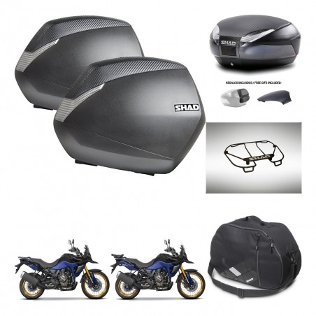 SHAD Baul SH48 tapa respaldo + soporte montaje maletas SH36 accesorios 49 L KIT-476360