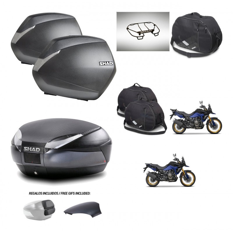 SHAD Trunk SH48 backrest cover + mounting bracket SH36 suitcases accessories 49 L KIT-476361
