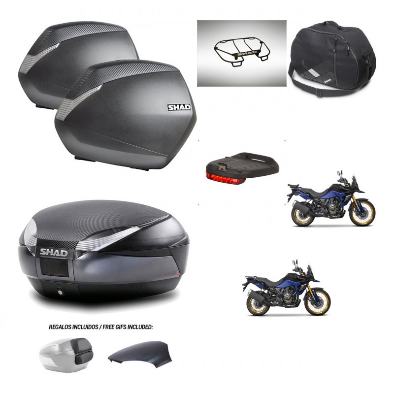 SHAD Trunk SH48 backrest cover + mounting bracket SH36 suitcases accessories 49 L KIT-476366