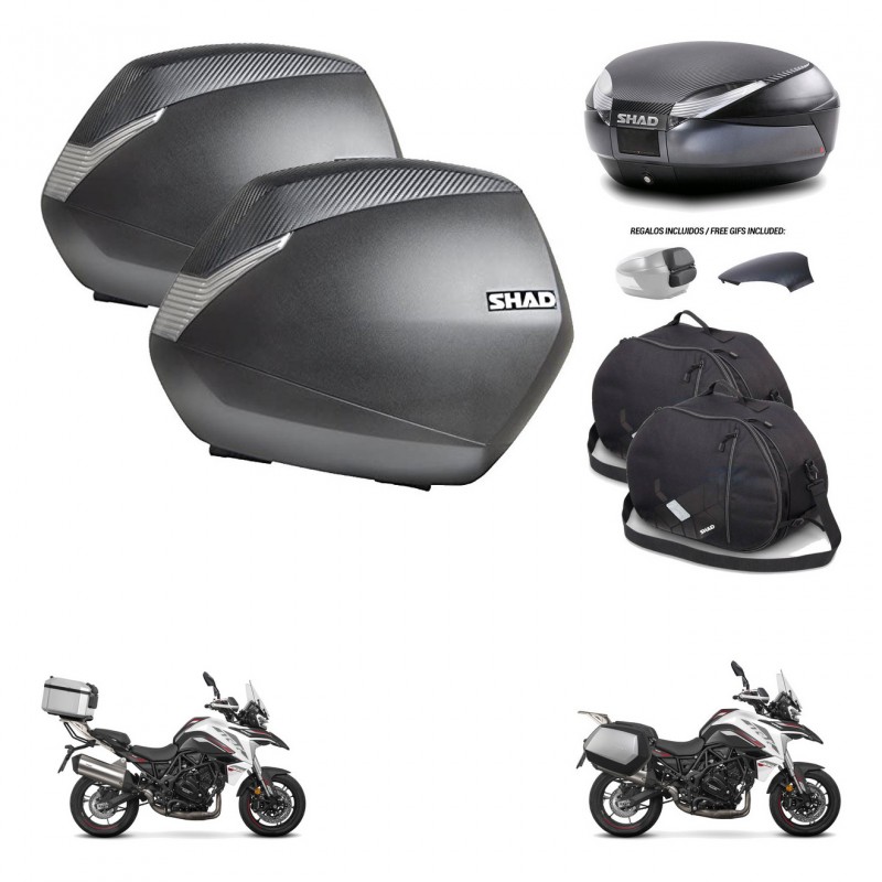 SHAD Trunk SH48 backrest cover + mounting bracket SH36 suitcases accessories 49 L KIT-476373