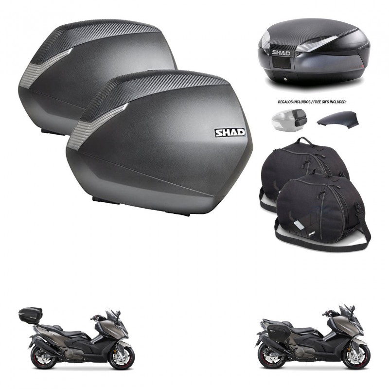 SHAD Trunk SH48 backrest cover + mounting bracket SH36 suitcases accessories 49 L KIT-476421