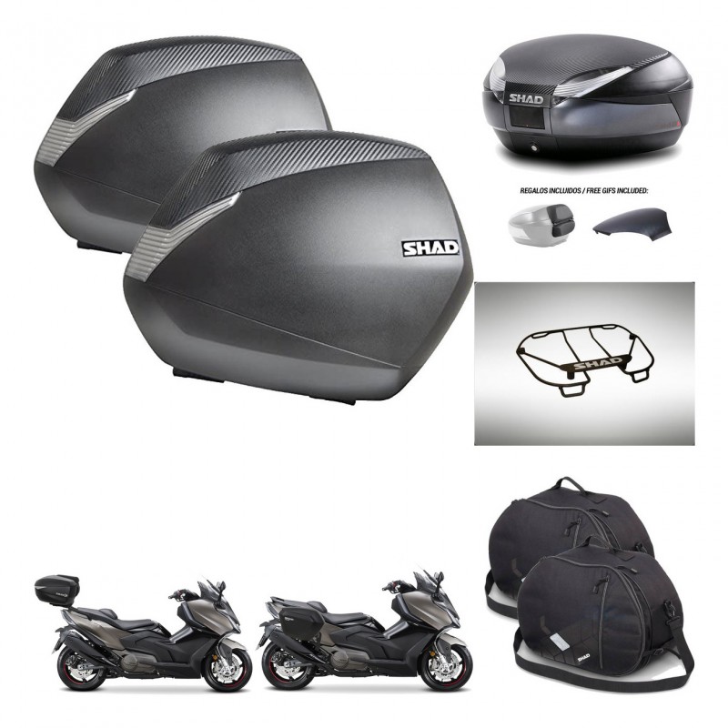 SHAD Trunk SH48 backrest cover + mounting bracket SH36 suitcases accessories 49 L KIT-476445