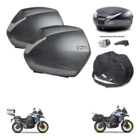 SHAD Baul SH48 tapa respaldo + soporte montaje maletas SH36 accesorios 49 L KIT-476480