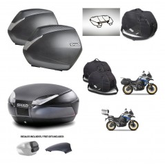 SHAD Baul SH48 tapa respaldo + soporte montaje maletas SH36 accesorios 49 L KIT-476505