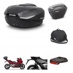 SHAD Maletas sh23 alu + soporte montaje baul SH58 accesorios KIT-476539