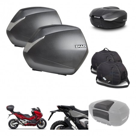 SHAD Baul SH58 + soporte montaje maletas SH36 accesorios KIT-476541