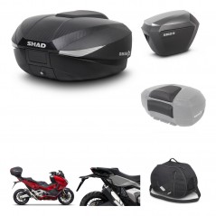 SHAD Maletas sh23 alu + soporte montaje baul SH58 accesorios KIT-476557