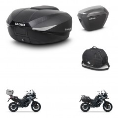 SHAD Maletas sh23 alu + soporte montaje baul SH58 accesorios KIT-476581