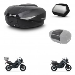 SHAD Maletas SH35 PREMIUM + soporte montaje baul SH58 accesorios KIT-476591