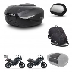 SHAD Maletas SH35 PREMIUM + soporte montaje baul SH58 accesorios KIT-476592
