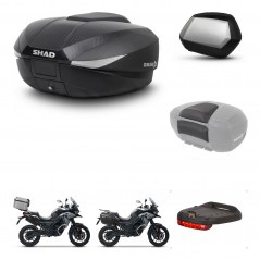 SHAD SH35 PREMIUM suitcases + mounting bracket SH58 trunk accessories KIT-476597