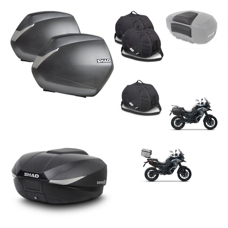 SHAD Baul SH58 + soporte montaje maletas SH36 accesorios KIT-476601