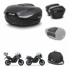 SHAD Maletas sh23 + soporte montaje baul SH58 accesorios KIT-476602