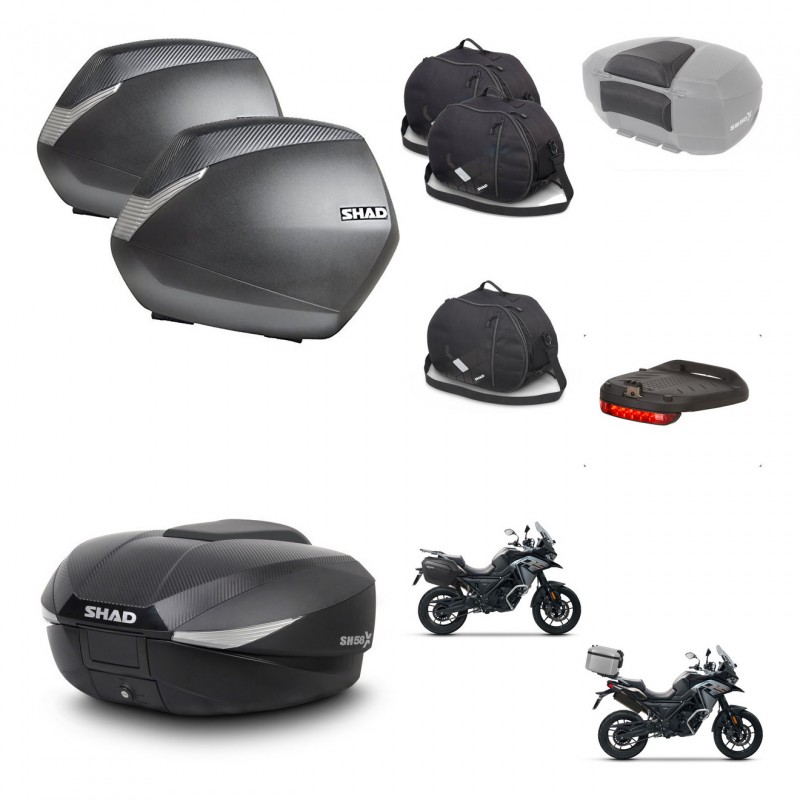 SHAD Baul SH58 + soporte montaje maletas SH36 accesorios KIT-476607