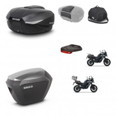 SHAD Maletas sh23 alu + soporte montaje baul SH58 accesorios KIT-476611