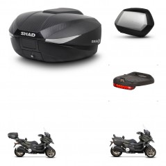SHAD Maletas SH35 PREMIUM + soporte montaje baul SH58 accesorios KIT-476621