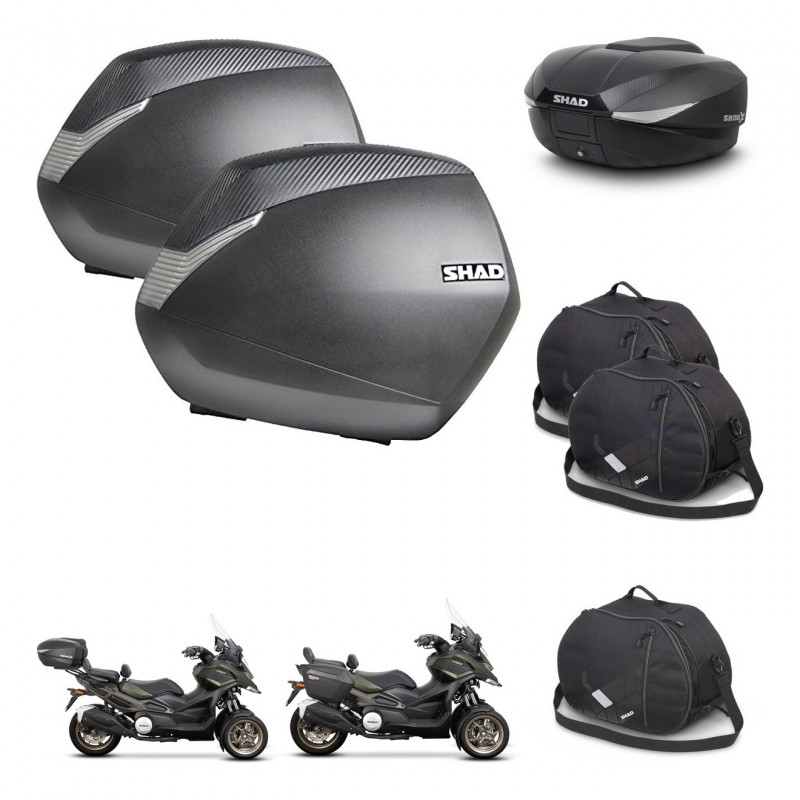 SHAD Baul SH58 + soporte montaje maletas SH36 accesorios KIT-476625