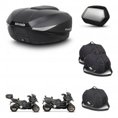 SHAD SH35 PREMIUM suitcases + mounting bracket SH58 trunk accessories KIT-476628