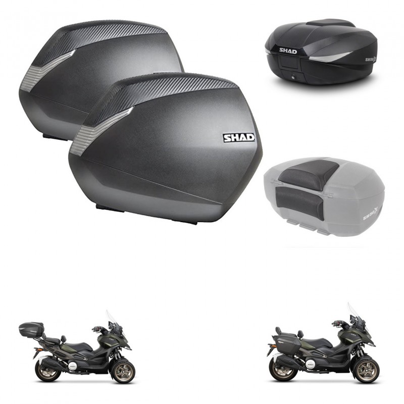 SHAD Baul SH58 + soporte montaje maletas SH36 accesorios KIT-476636