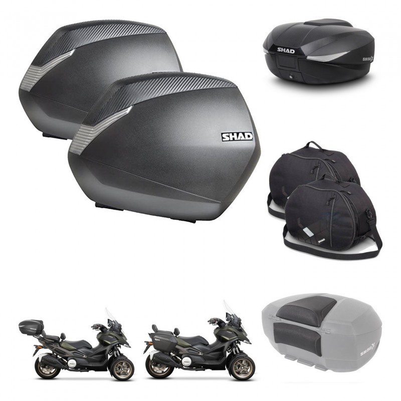 SHAD Baul SH58 + soporte montaje maletas SH36 accesorios KIT-476637