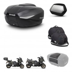 SHAD Maletas SH35 PREMIUM + soporte montaje baul SH58 accesorios KIT-476640