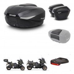SHAD SH23 suitcases + mounting bracket SH58 trunk accessories KIT-476644