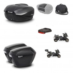 SHAD Maletas sh23 + soporte montaje baul SH58 accesorios KIT-476656