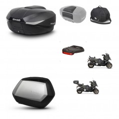 SHAD SH35 PREMIUM suitcases + mounting bracket SH58 trunk accessories KIT-476657