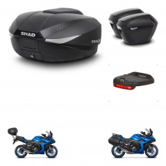 SHAD Maletas sh23 + soporte montaje baul SH58 accesorios KIT-476668