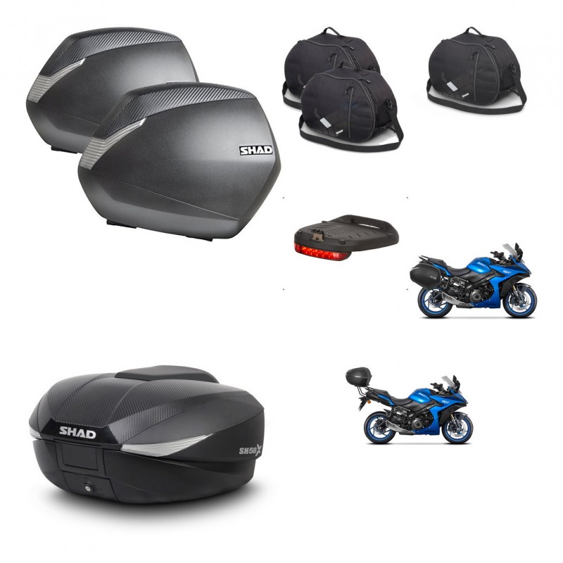SHAD Baul SH58 + soporte montaje maletas SH36 accesorios KIT-476679