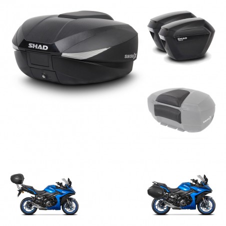 SHAD Maletas sh23 + soporte montaje baul SH58 accesorios KIT-476686