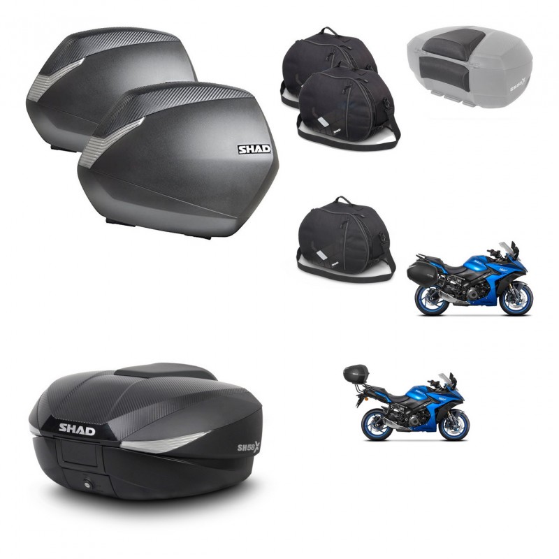 SHAD Baul SH58 + soporte montaje maletas SH36 accesorios KIT-476697