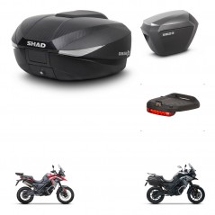 SHAD Maletas sh23 alu + soporte montaje baul SH58 accesorios KIT-476719